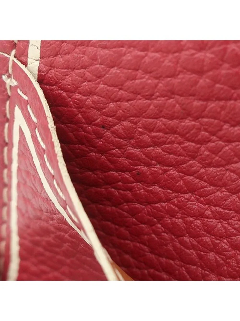 Louis Vuitton Card Case Pocket Organizer Leather Red Brown Business